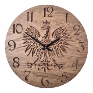 Orzeł godło Polski zegar