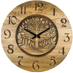 Zegar drewniany Drzewo życia N<br> 60 cm