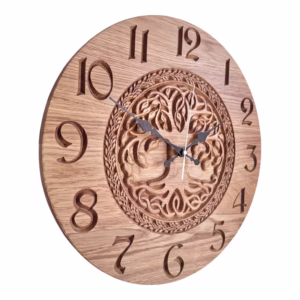 zegar dębowy drzewo 40cm